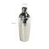 Shaker Ao Inox Martelado 750ml 9.5X25cm