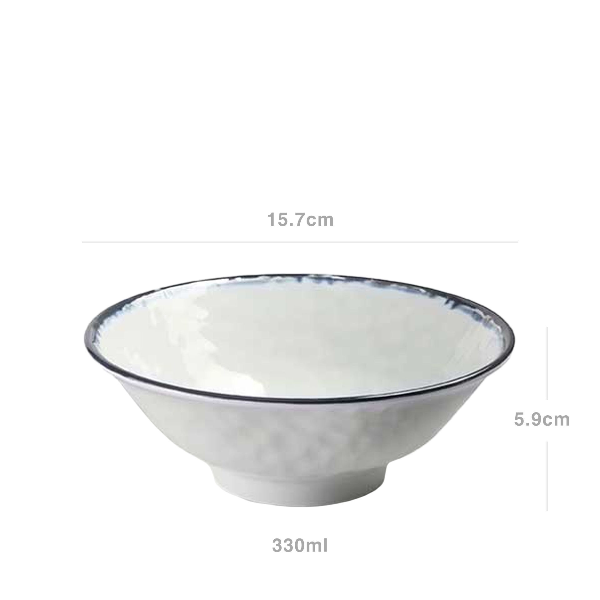 Tigela Melamina Sea Cónico 330ml 15.7X5.9cm