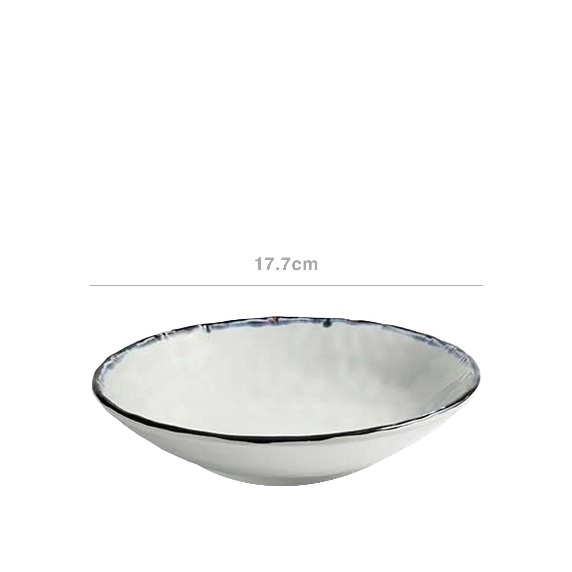 Prato Fundo Melamina Sea Redondo 17.7X4.4cm