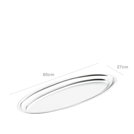 Travessa Inox Lacor Oval 60X27cm - Image product