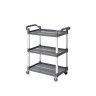 Carro Serviço Plástico 3 Bandejas 103X49X95cm Carro Serviço Plástico 3 Bandejas 103X49X95cm