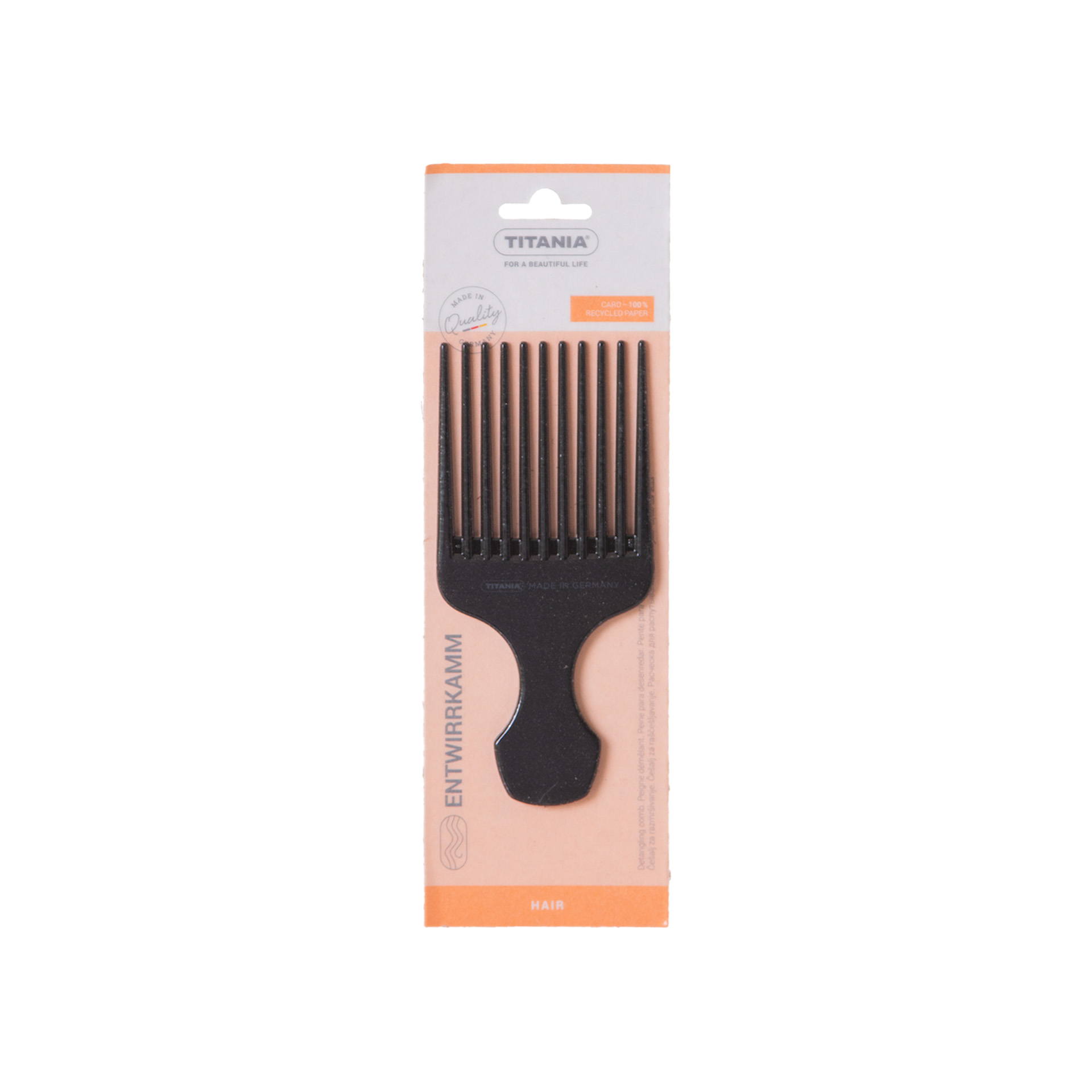 Pente Afro Titania 15cm