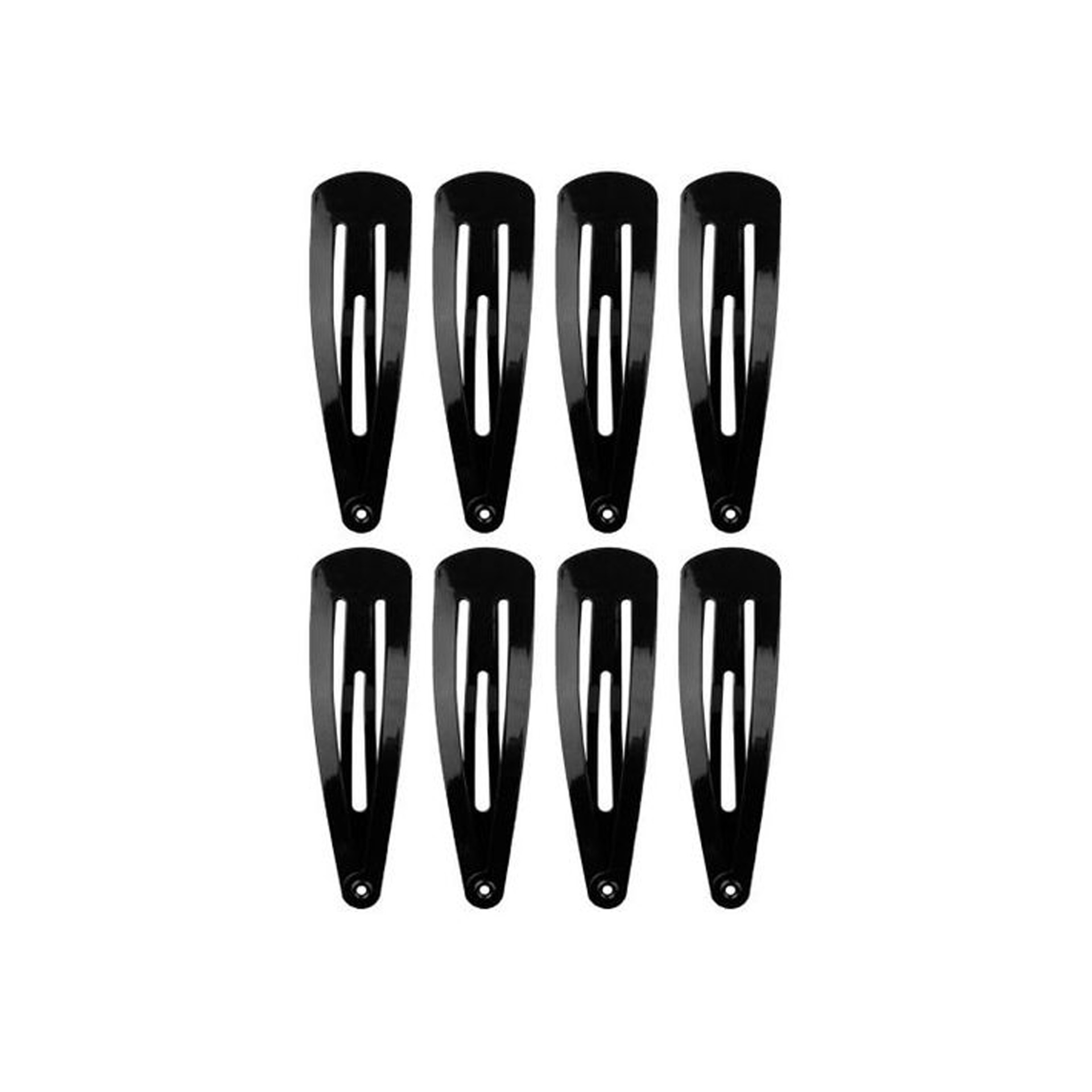 Gancho Clip Titania Preto Pack 8