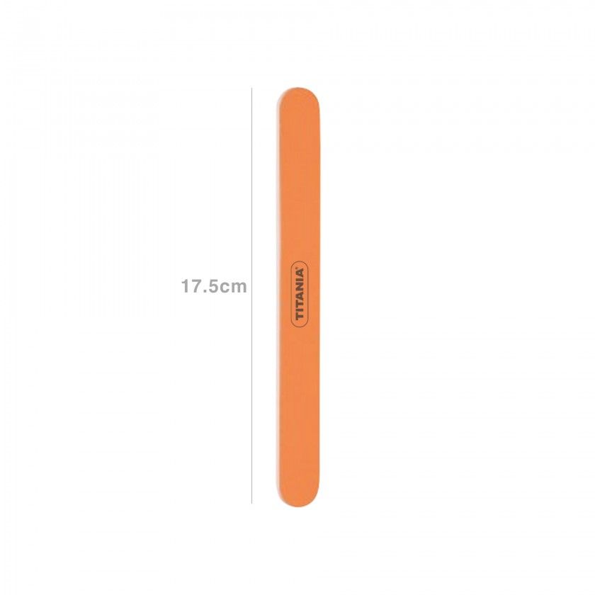 Lima Unhas Cartão Titania Laranja 17.5cm Lima Unhas Cartão Titania Laranja 17.5cm