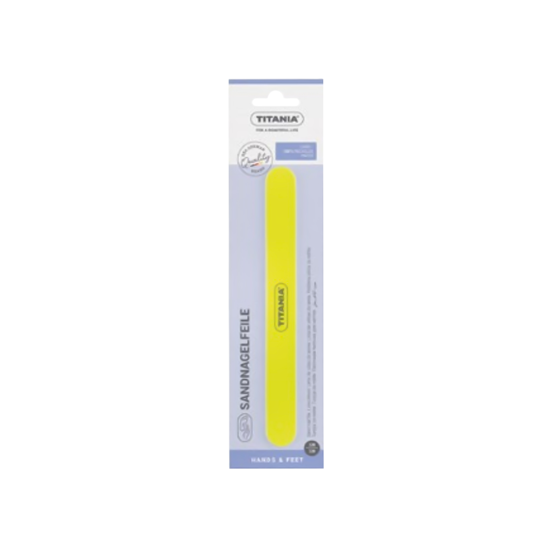 Lima Unhas Cartão Titania Amarela 17.5cm