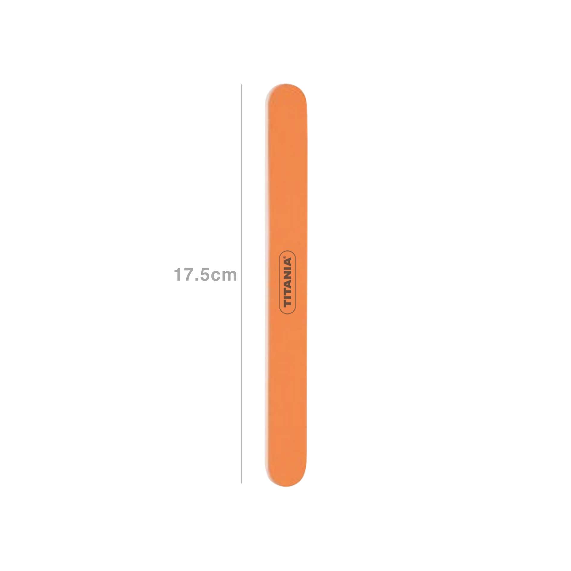Lima Unhas Cartão Titania Laranja 17.5cm