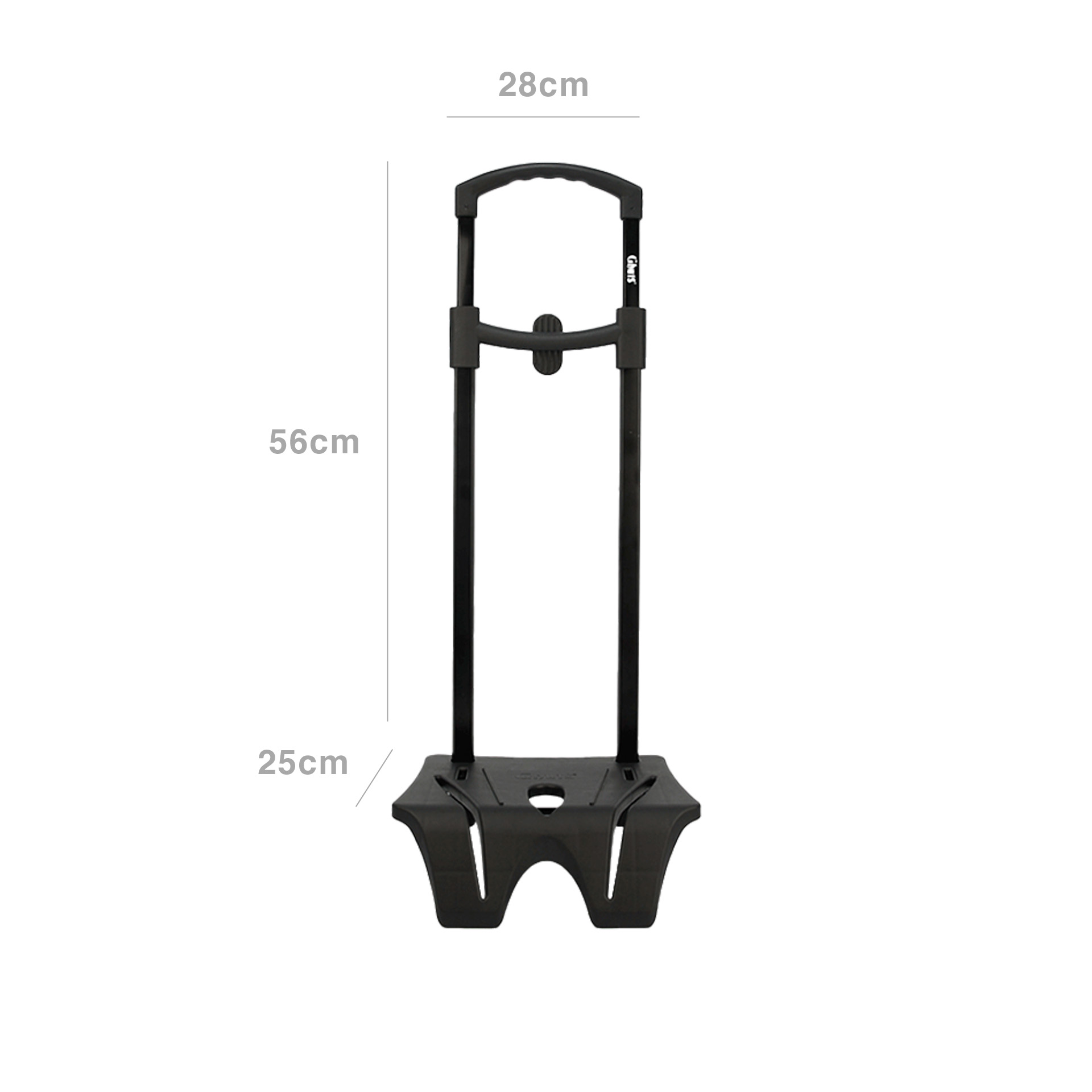 Trolley para Mochila Ghuts Preto 28X56X25cm