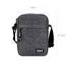 Bolsa Tiracolo Cross Bag Ghuts Gravel Grey 16X21.5X5.5cm