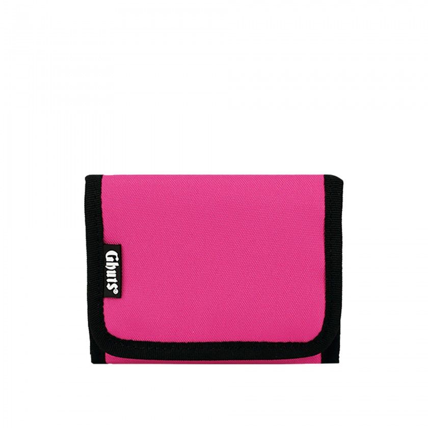 Carteira Velcro Ghuts Hot Pink 12.5X9X1.5cm