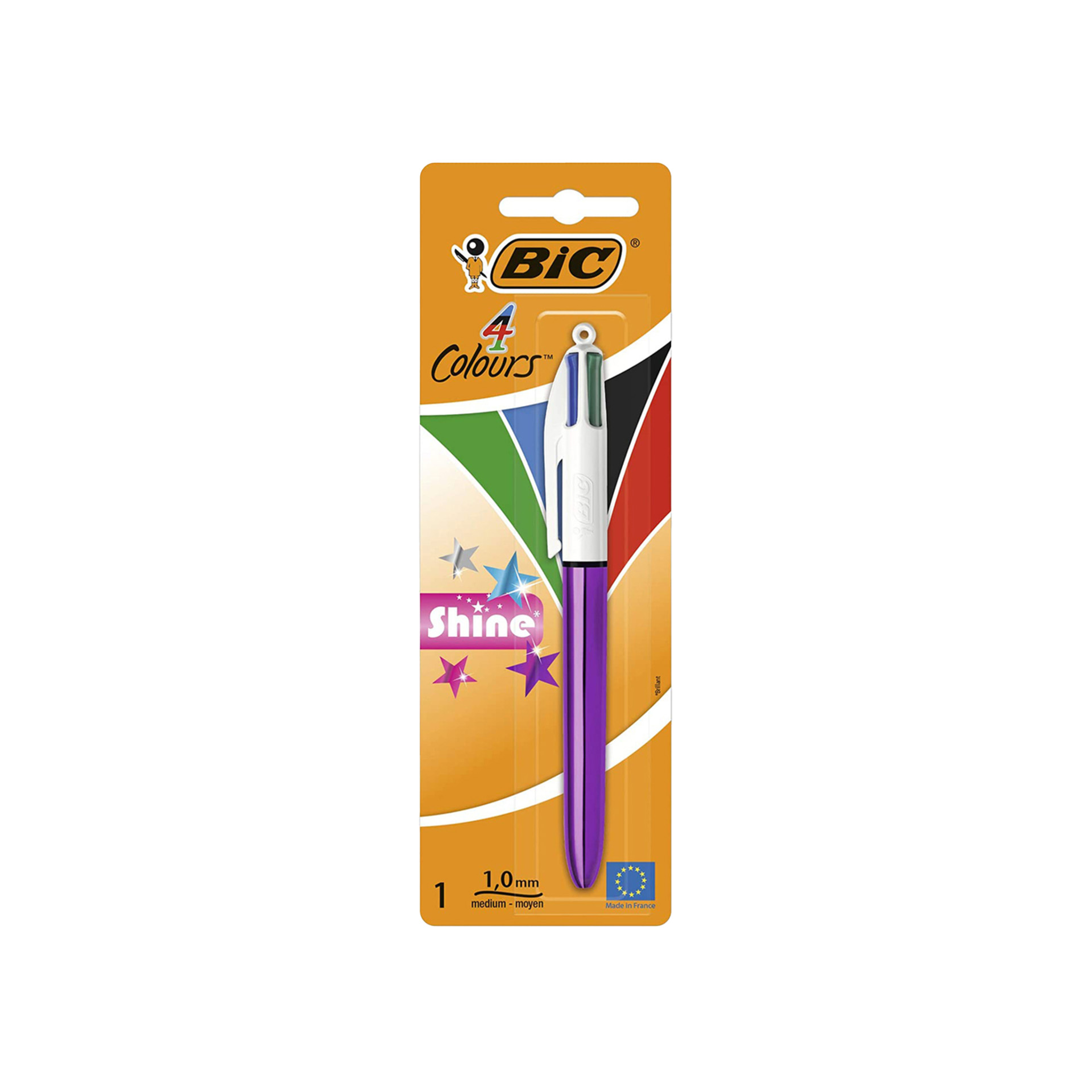Caneta Bic Shine 4 Cores