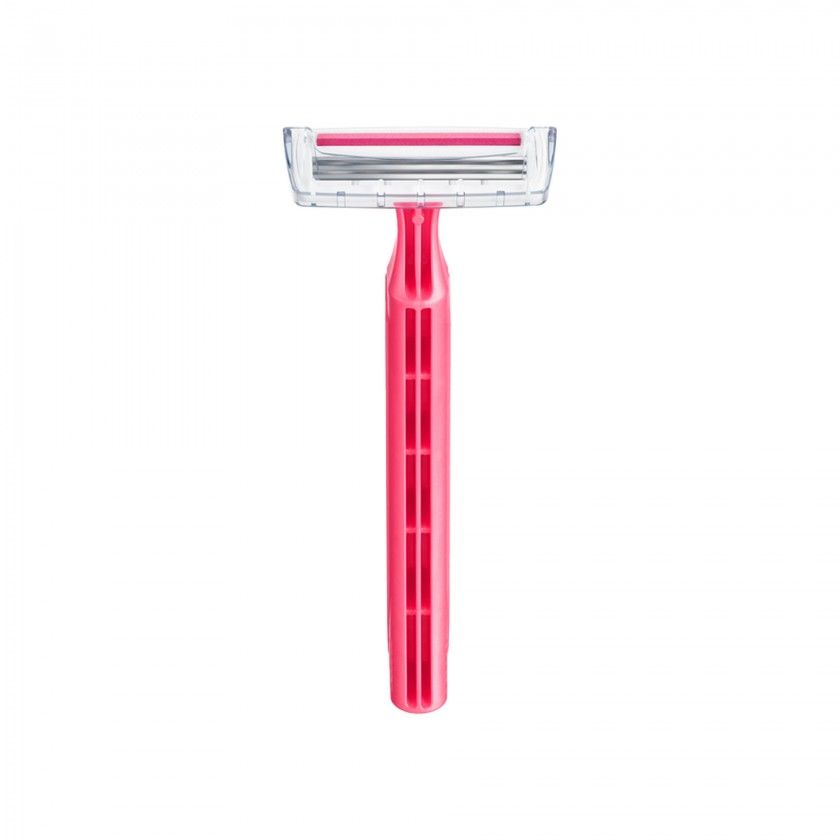 Lâmina Depiladora Descartável Bic Pure Lady Pink Pack 4 Lâmina Depiladora Descartável Bic Pure Lady Pink Pack 4