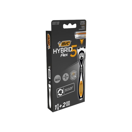 Máquina Barbear Bic Flex5 Hybrid + 2 Recargas - Image product
