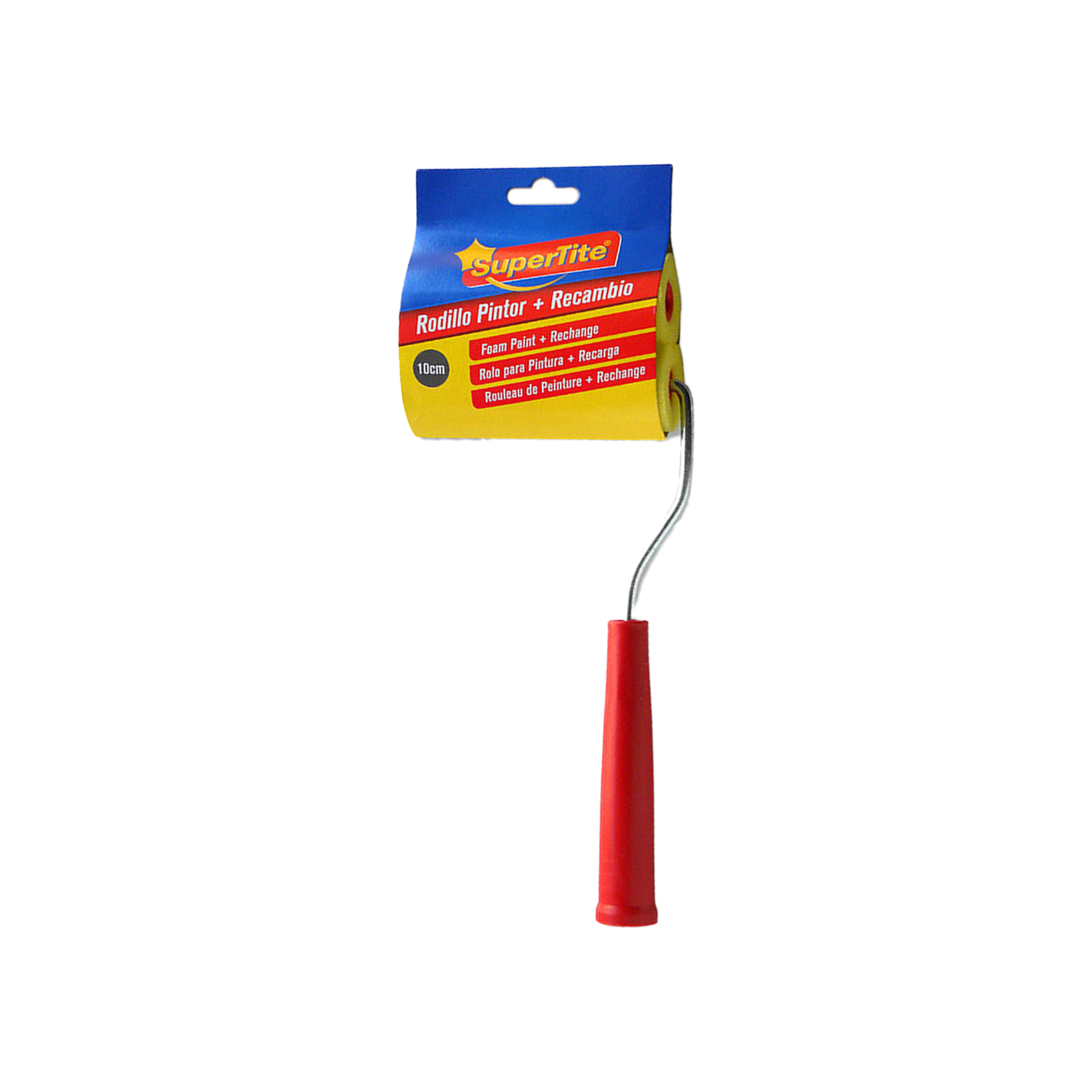 Rolo Pintura Espuma + Recarga 10cm