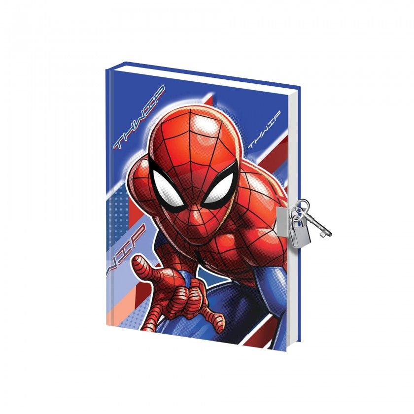 Dirio Spiderman + Caneta 22.4X23.2X2.2cm