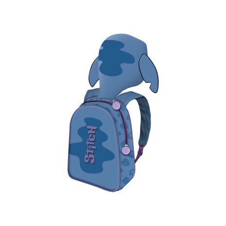 Mochila Infantil com Capuz Lilo Y Stitch 26X31X11cm - Image product
