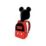 Mochila Infantil com Capuz Mickey Mouse 26X31X11cm