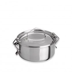 Marmita Inox sem Fundo Trmico Cookware Simples 1000ml 16X6.5cm