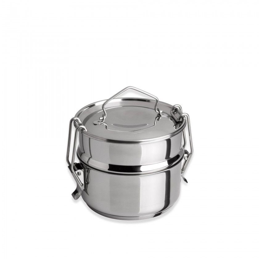 Marmita Inox Fundo Trmico Cookware Dupla 1500ml 14X12cm