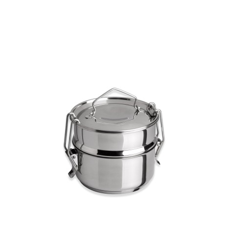 Marmita Inox Fundo Térmico Cookware Dupla 1500ml 14X12cm - Image product