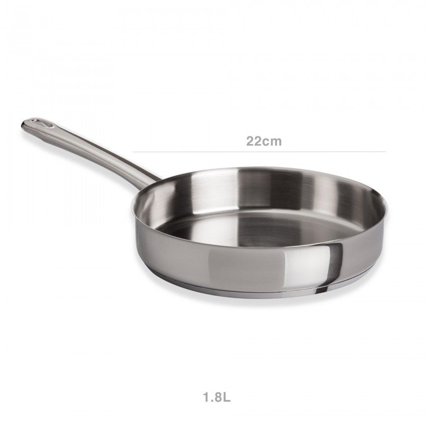 Frigideira Inox Charm com Cabo Frigideira Inox Charm com Cabo