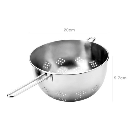 Escorredor Inox Grand Gourmet com Cabo N°20 20X9.7cm - Image product
