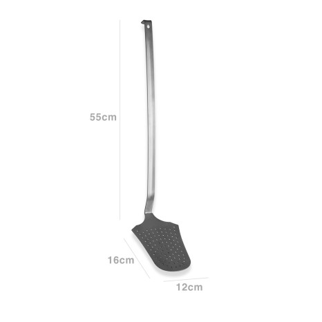 Escumadeira Perfurada Cookware Cabo Soldado 12X16X55cm - Image product
