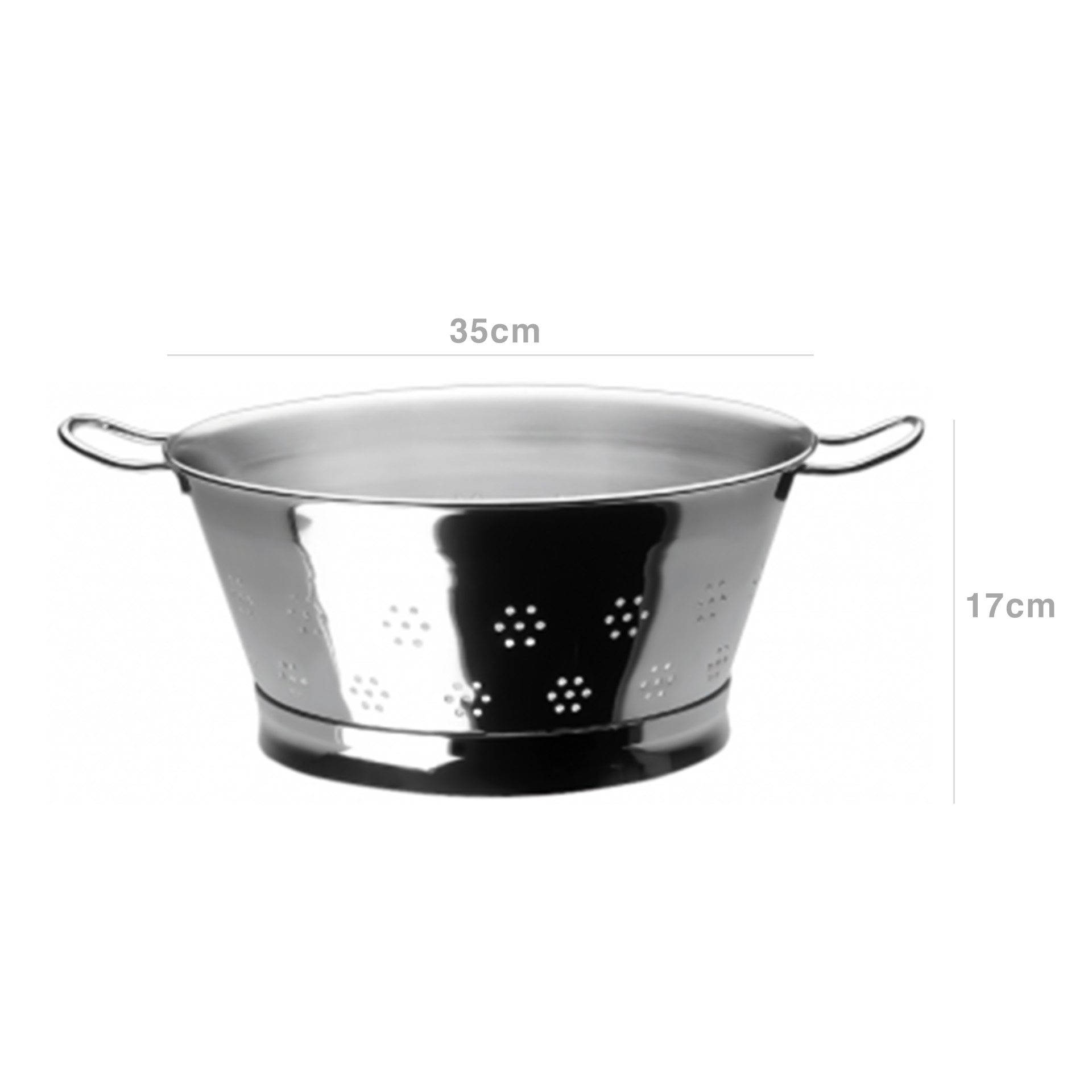 Escorredor Cónico Inox Grand Gourmet N°35 35X17cm