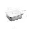 Cuvete Inox Gastronorm Gn1/4 6L 26.5X16.2X20cm Cuvete Inox Gastronorm Gn1/4 6L 26.5X16.2X20cm