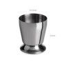 Copo Porta Colheres Inox Gourmet Redondo 12.5X12cm