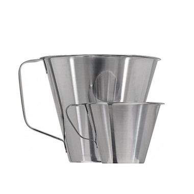 Copo Medidor Inox Cookware com Asa 250ml 10X7cm