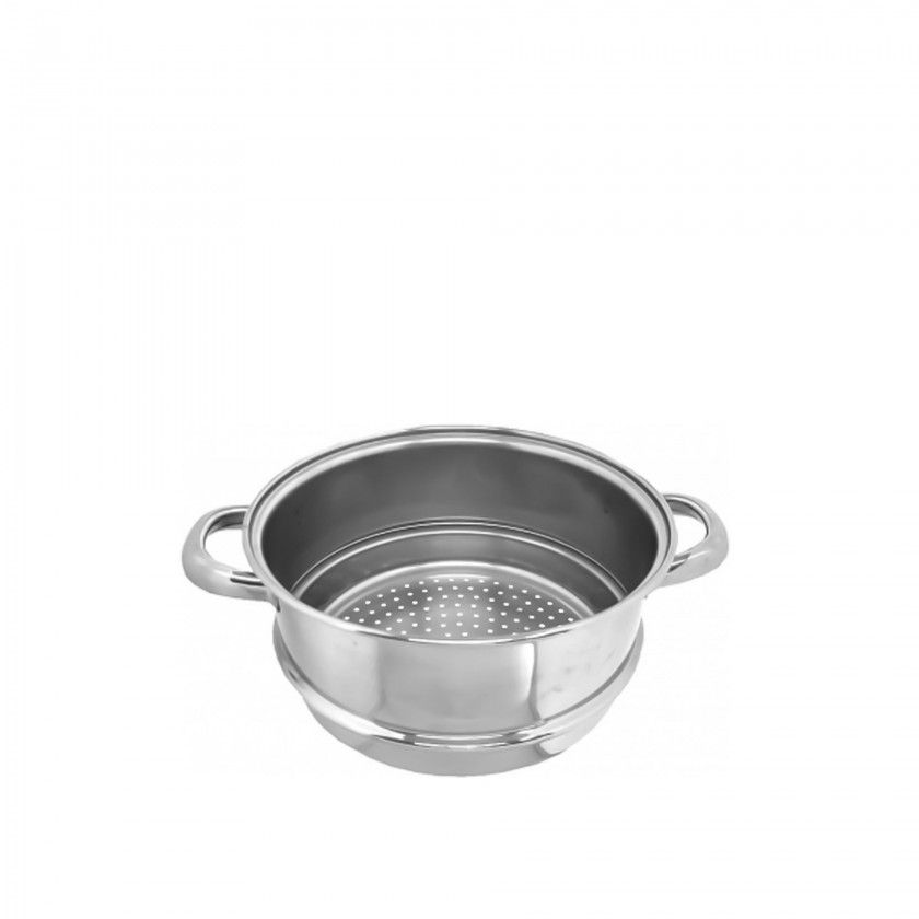 Coador Inox Cozer Vapor 20X8cm