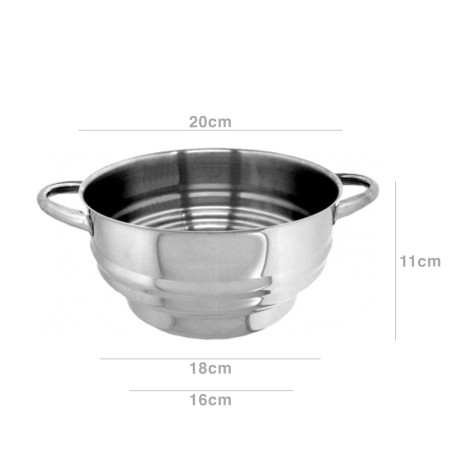Coador Inox Cozer Vapor Multi 16/18/20cm - Image product