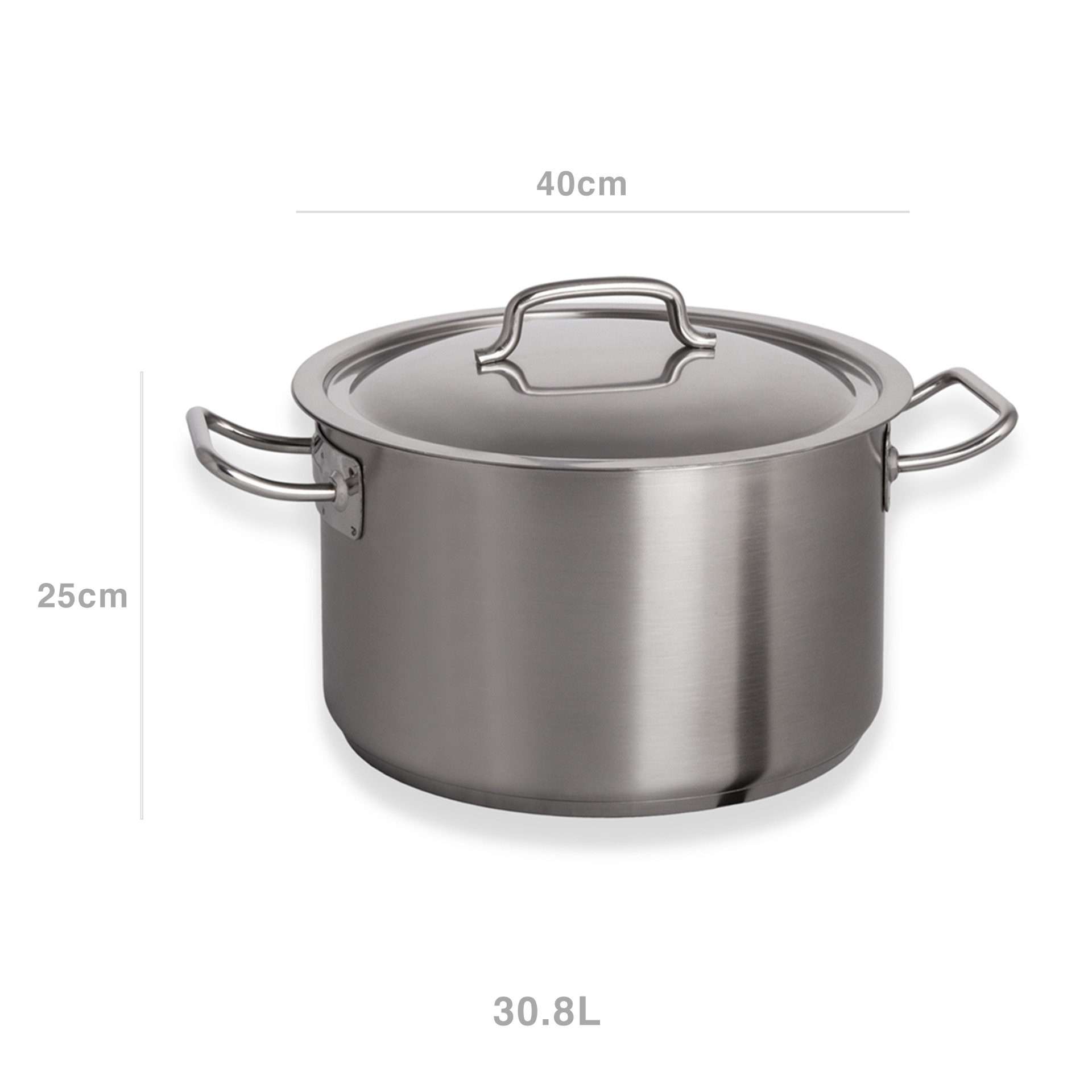 Caçarola Inox Grand Gourmet Alta com Asas