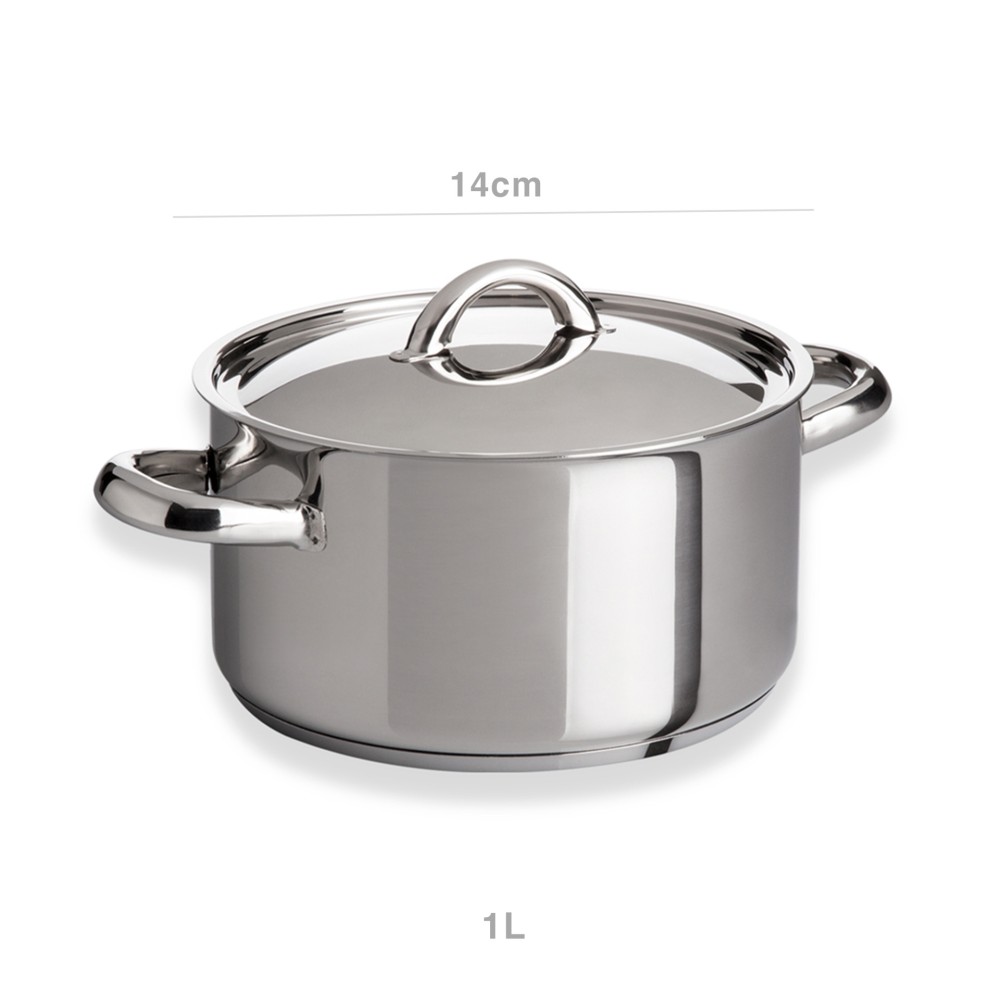 Caçarola Inox Charm com Asas Redondo