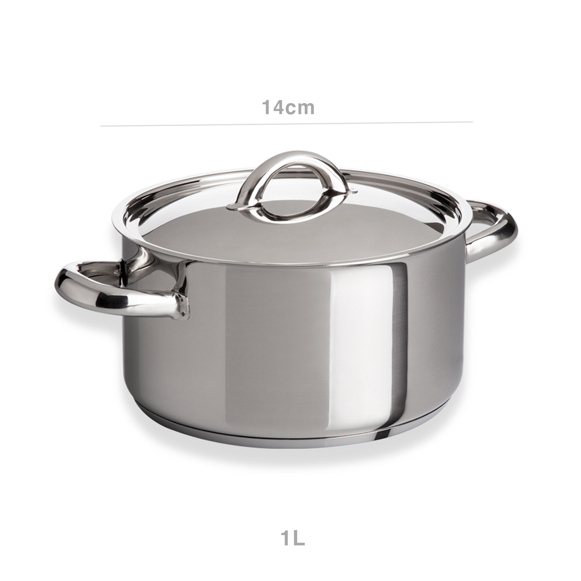 Caçarola Inox Charm com Asas Redondo