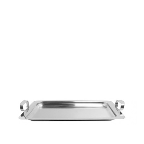 Bandeja Serviço Inox Gourmet Retangular 41X29X2.5cm - Image product