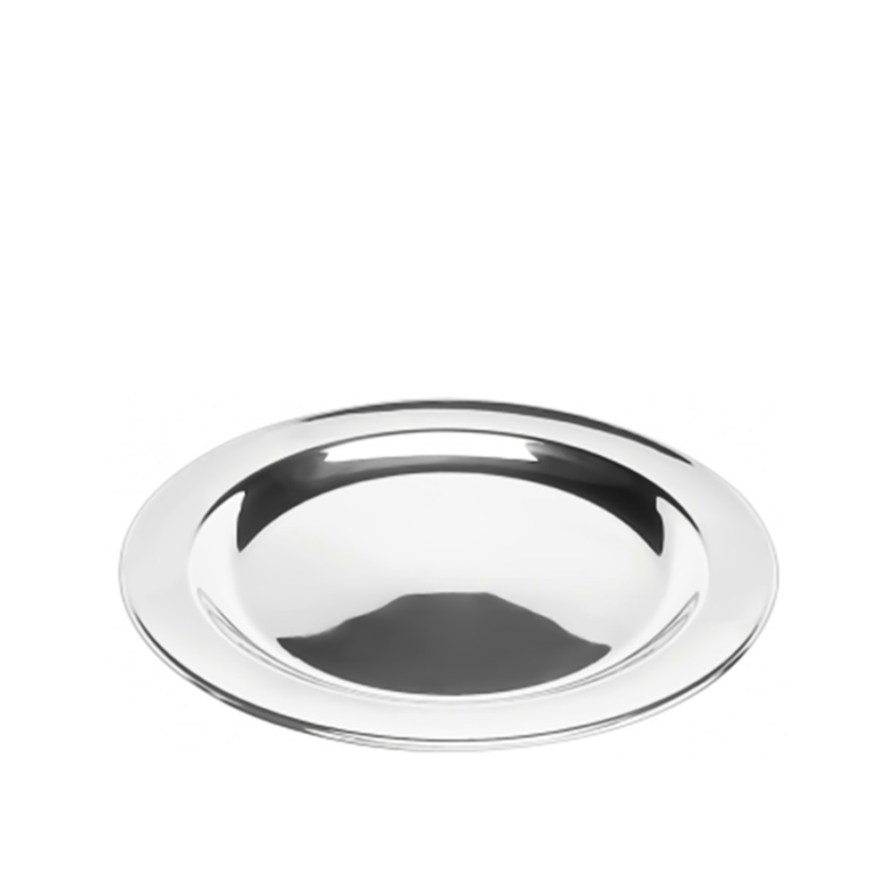 Bandeja Trocos Inox Gourmet Redondo 18X0.5cm