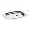 Bandeja Trocos Inox Gourmet com Mola 17.5X11.5X1cm Bandeja Trocos Inox Gourmet com Mola 17.5X11.5X1cm