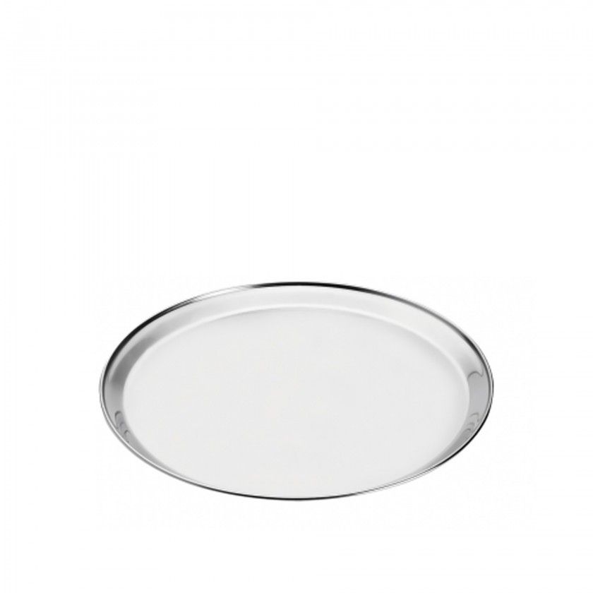 Bandeja Servio Inox Gourmet Redonda 34X1.5cm