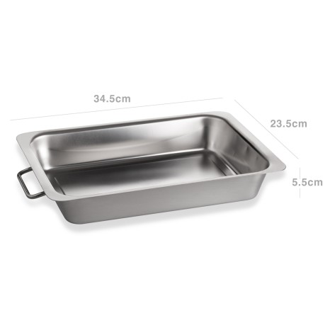Assadeira Inox Grand Gourmet com Asas 34.5X23.5X5.5cm - Image product