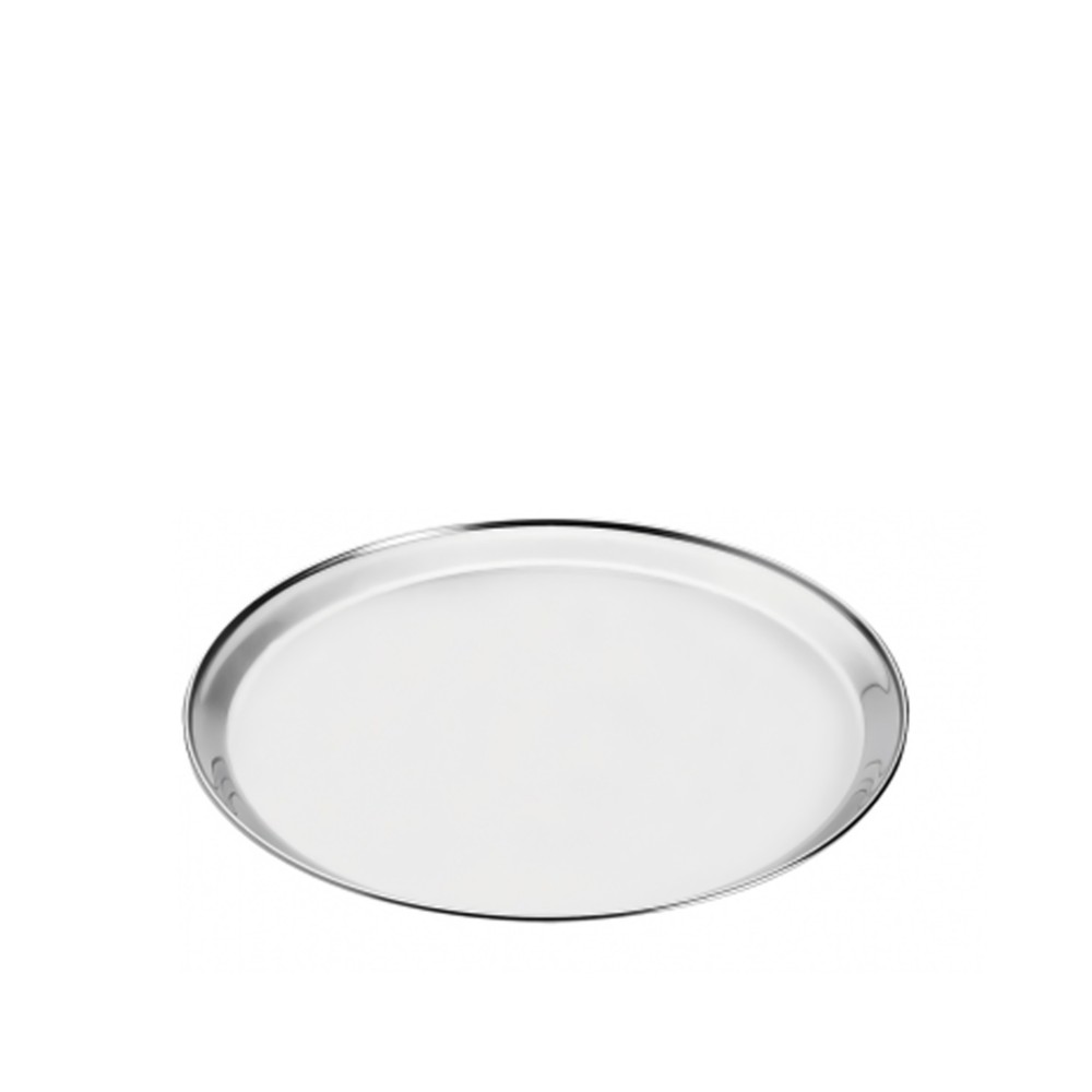 Bandeja Serviço Inox Gourmet Redonda