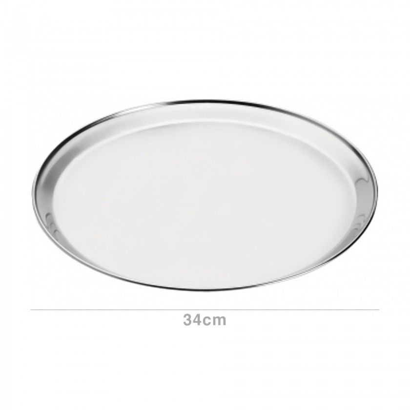 Bandeja Servio Inox Gourmet Redonda