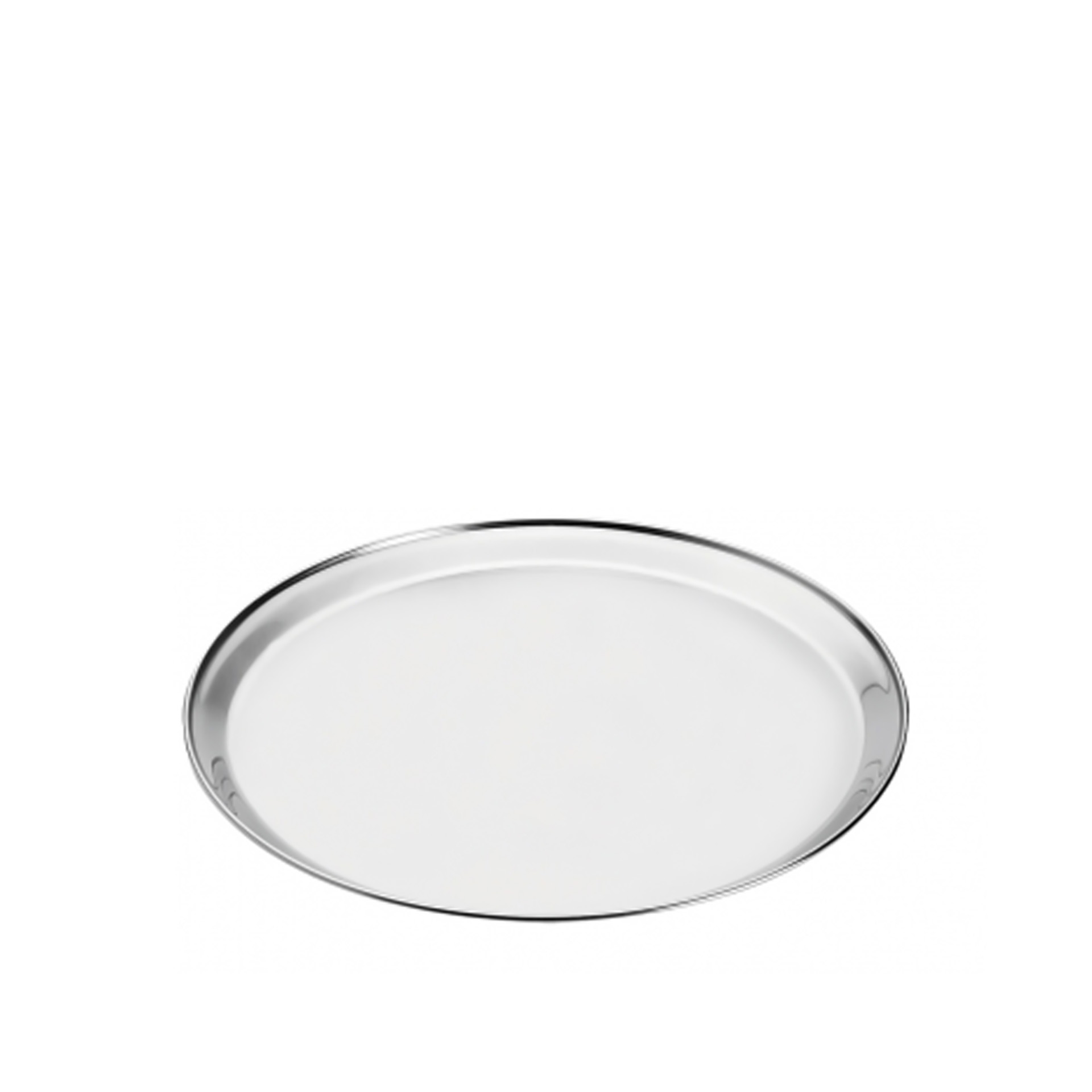 Bandeja Serviço Inox Gourmet Redonda