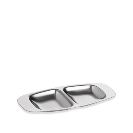 Bandeja Aperitivos Inox Grand Gourmet 2 Divisões - Image product