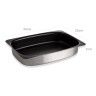 Assadeira Inox Grand Gourmet Antiaderente 35X23X7cm Assadeira Inox Grand Gourmet Antiaderente 35X23X7cm