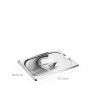 Tampa Inox para Cuvete Gastronorm 32.5X26.5cm