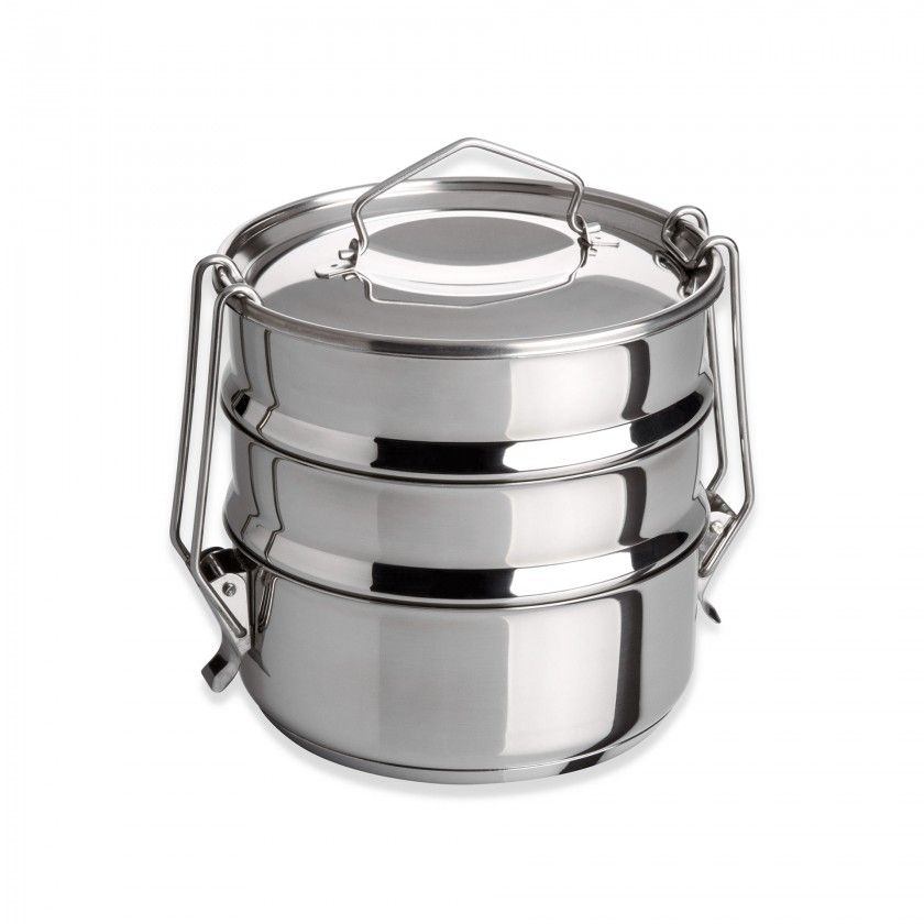 Marmita Inox Fundo Trmico Cookware Tripla 3000ml 16X17cm