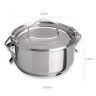 Marmita Inox Fundo Trmico Cookware Simples 500ml 12X7.5cm