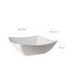 Taça Melamina Tao Aps Branca 30.5X30.5X10cm Taça Melamina Tao Aps Branca 30.5X30.5X10cm