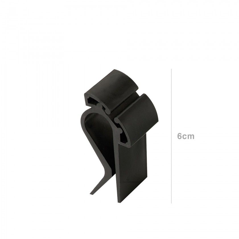 Suporte para Etiquetas Preto 6X2.5cm Pack 10 Suporte para Etiquetas Preto 6X2.5cm Pack 10